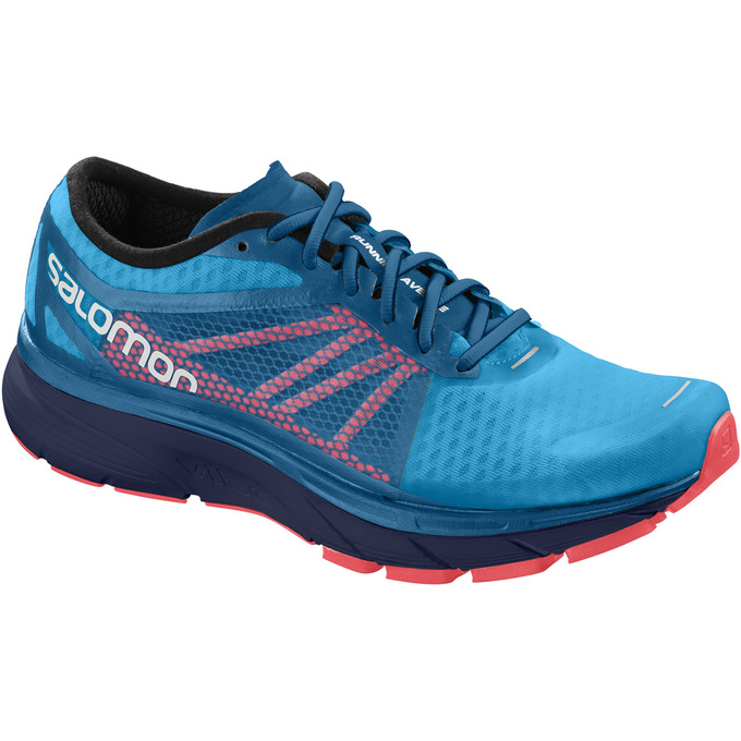 SALOMON SONIC RA Philippines - Men's Running Shoes - Blue/Navy | 876925-QOP